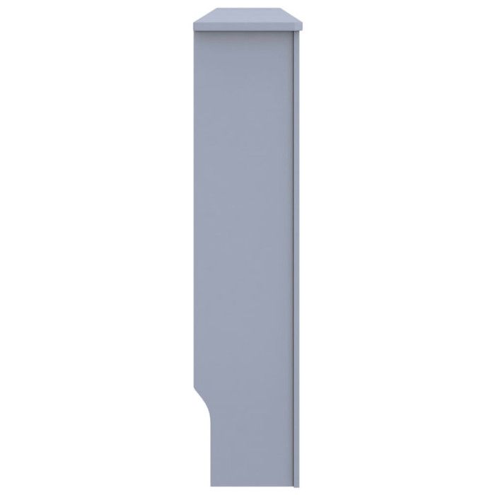 Cache-radiateur - VIDAXL - Anthracite - MDF - Espace de rangement pour livres et ornements