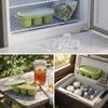 Food Grade Silicone Ice Tray With Lid And Press Release For Home Use