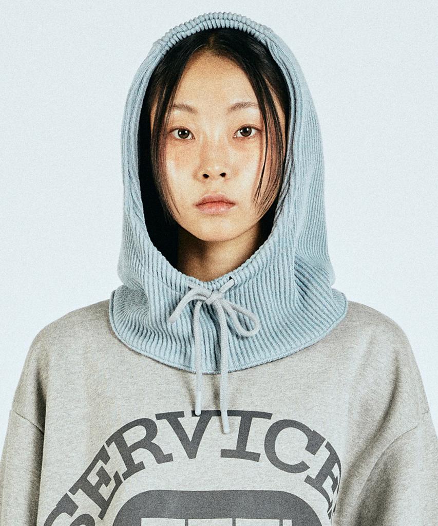VASROCK Churros Knit Balaclava Pastel Blue