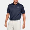 Under Armour Tech Performance Golf Polo Shirt Men Tops Navy-Blue 1290140-410