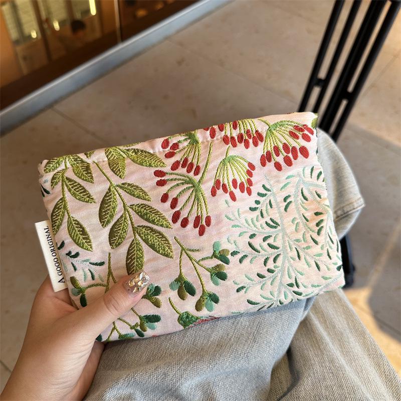 Compact Fresh Cosmetic & Skincare Travel Bag - Portable Handheld Organizer for Underwear & Essentials