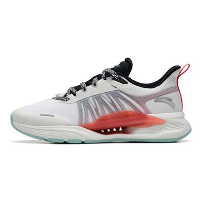 Scarpe da Allenamento Tessuto Ammortizzante Antiscivolo Resistenti Basse Uomo Sneakers Nero Bianco Rosso 112237785-2