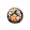 Diamond Art Hängeornament-Set Drei Geister lesen Bücher, Halloween Weihnachten Thanksgiving Heimtür Dekor Basteln