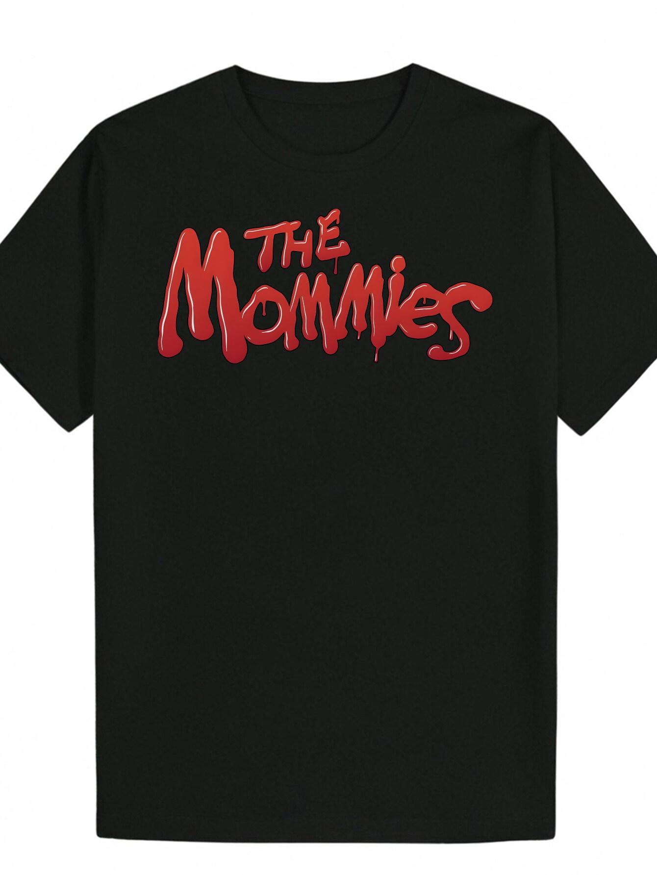 

Casual Summer T-shirt - The Mommies Red Letter Print XXXXL