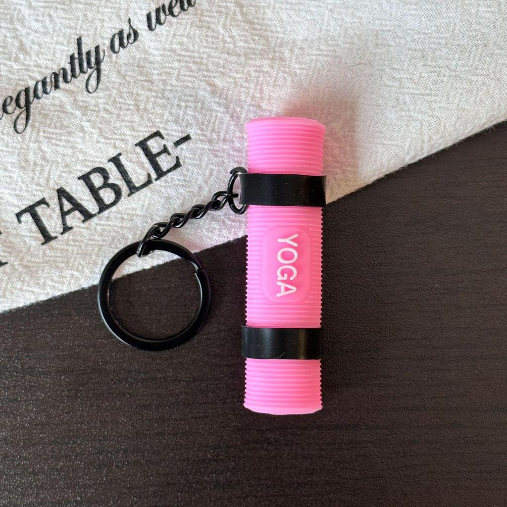Miu Series Mini Barbell & Dumbbell Plate Keychain Bag Charm