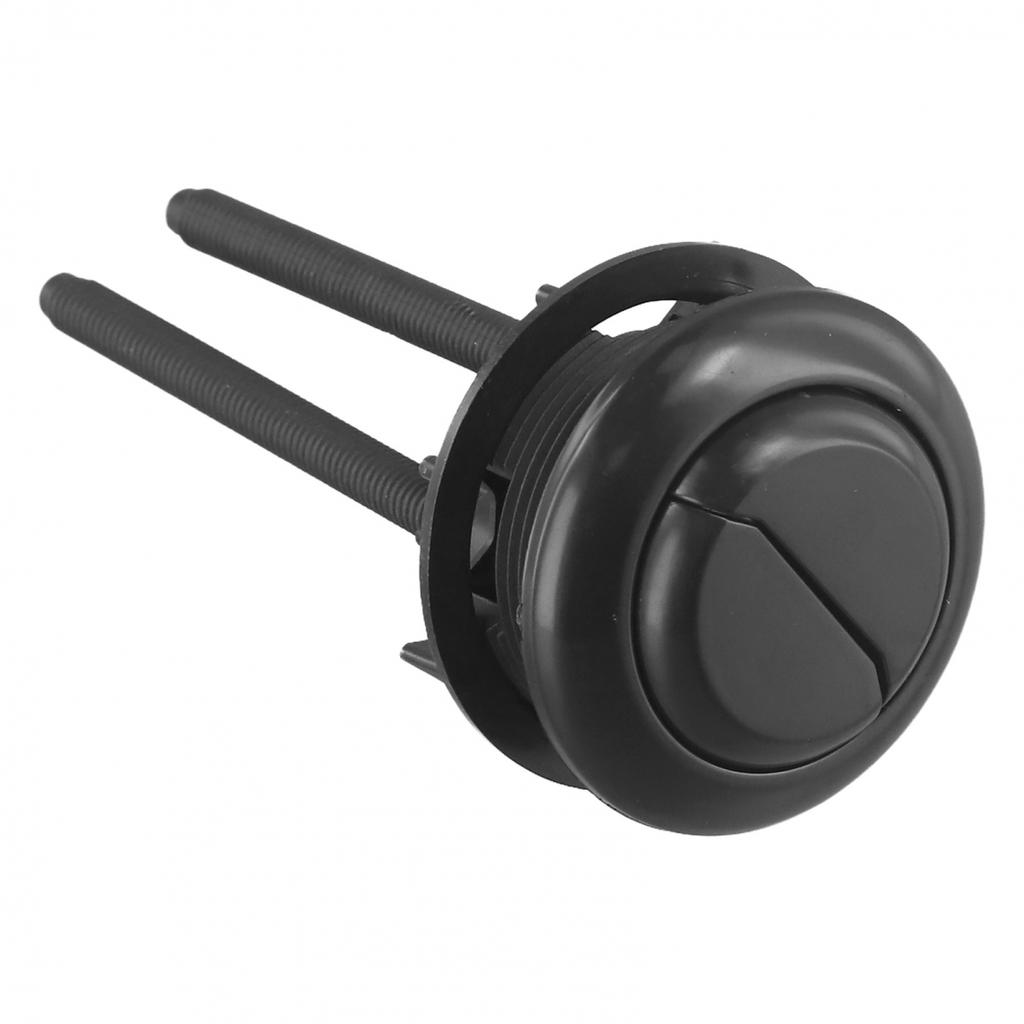 Round Black Toilet Flush Button for Efficient Water Usage in Bathrooms