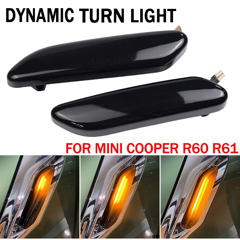 Für BMW MINI COOPER R60 R61 COUNTRYMAN PACEMAN Dynamische Scroll Blinker LED Seitenmarkierungsleuchte Blinker Kotflügelleuchten