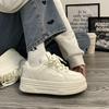 Spring and Autumn New Korean Version Fashion Trend Versatile Pure White Shoes Board Shoes Comfortable Casual non-Slip Women's