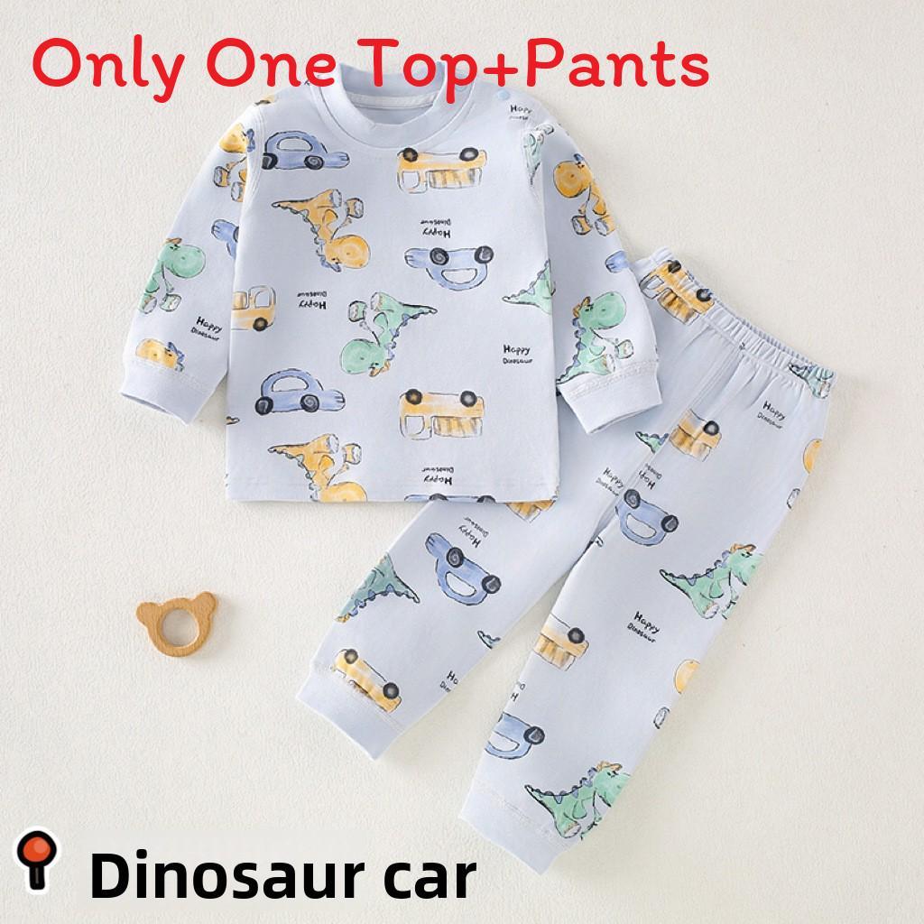 Childrens Cotton Pajama Set With Antibacterial Technology For Toddler Sleepwear