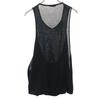 Y's for Living Made In Japan No Sleeve Sweater Black Knit Women Used