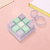 9-Keys Fidget Keyboard Keychain Stress Anxiety Relief Keyboard Clicker Keychain Portable