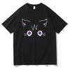 Genshin Impact Scaramouche Cat T Shirt Funny Unisex Women Clothing Harajuku Summer Tops Vintage Unisex Graphic T Shirts Soft