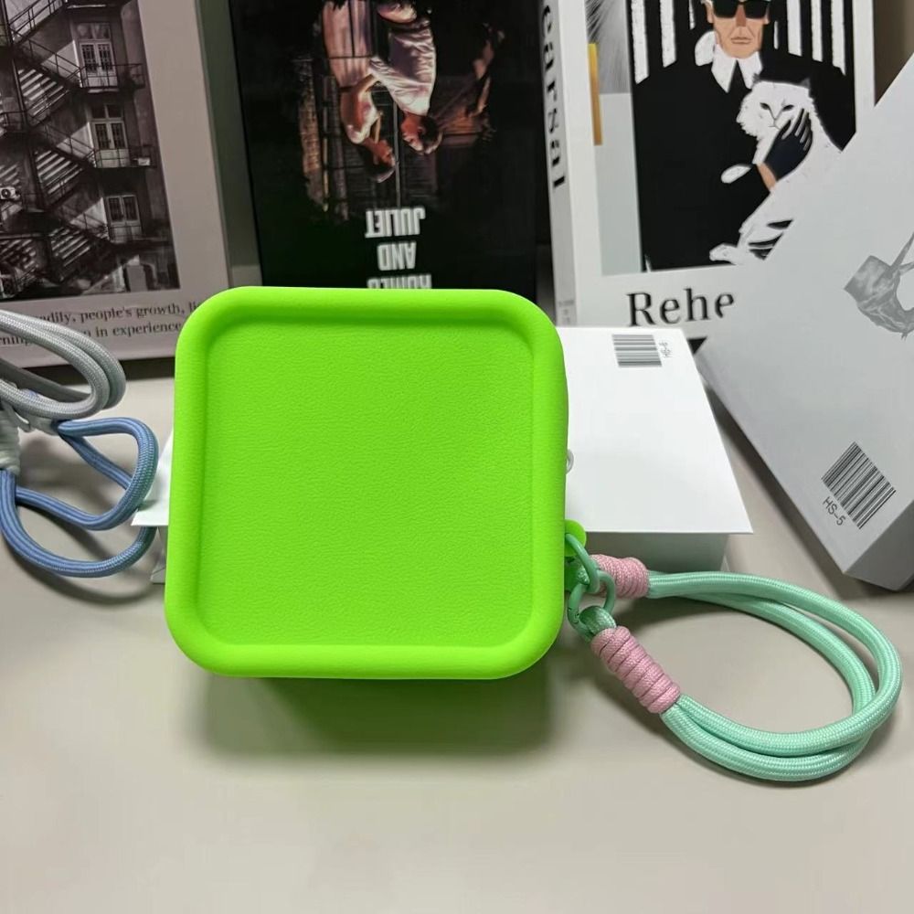 Square Multifunction Storage Bag Coin Purse Small Item Bag Creative Silicone Cosmetic Bag  Men