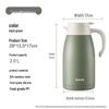 SUPOR 2L 304 Stainless Steel Vacuum Insulated Kettle