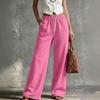 Women's Loose Fit Casual Straight Leg Sweatpants with Elastic Waist, Color