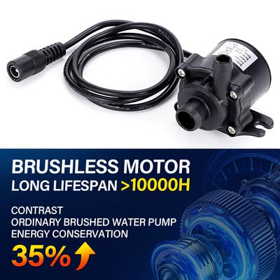 350L/H Brushless Solar Minitype Water Pump Control Solar Controller Ultra-quiet Submersible Motor Garden Fountain Decor