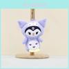 Adorable Hello Kitty Kuromi Plush Keychain Doll For Cute Bag Decoration 14cm Size