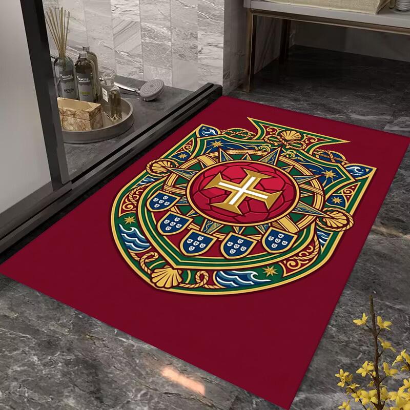 Heritage Royal Emblem carpet printing Living room and bedroom mats Doormat Office chair cushion Bathroom mat