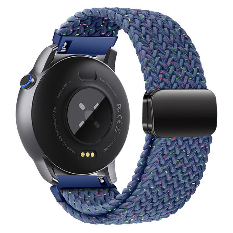 Universal Woven Nylon Magnetic Buckle Watch Band for Huawei/Samsung - 18mm, 20mm, 22mm