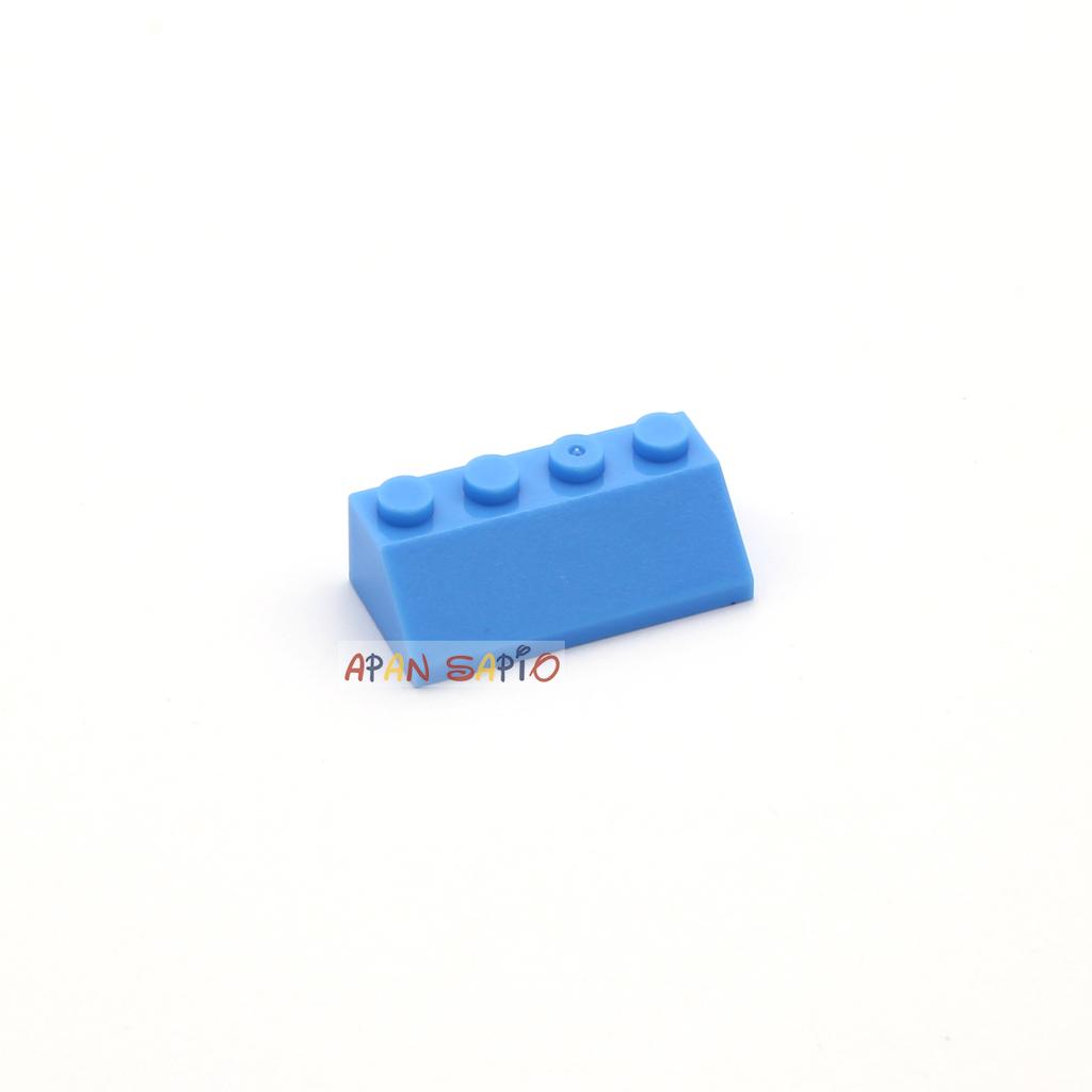 40pcs DIY Building Blocks Slope 2x4 Thick Figure Bricks Educational Creative Compatible With 3037 Toys for Children Size