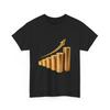Investment T-shirt Rising Gold Coin Chart Tee Investment Wealth Growth Shirt