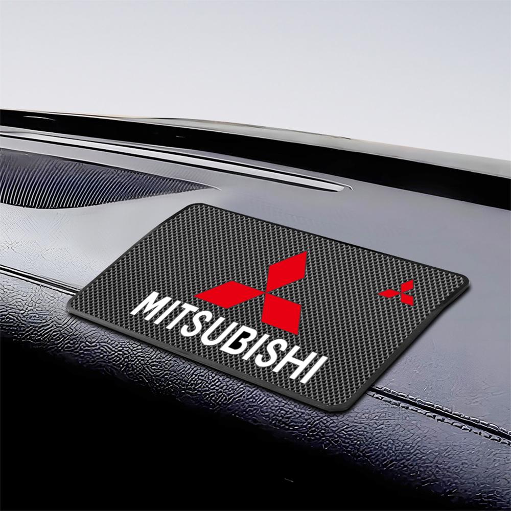 Car Anti Slip Mat Phone Holder Non-Slip Pad Car Accessories For Mitsubishi Outlander Lancer 10 ASX RALLIART Eclipse L200 Pajero