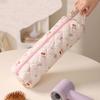 Flower Pattern Hair Dryer Storage Bag Sweet Cosmetic Bag  Beauty Tools Organization