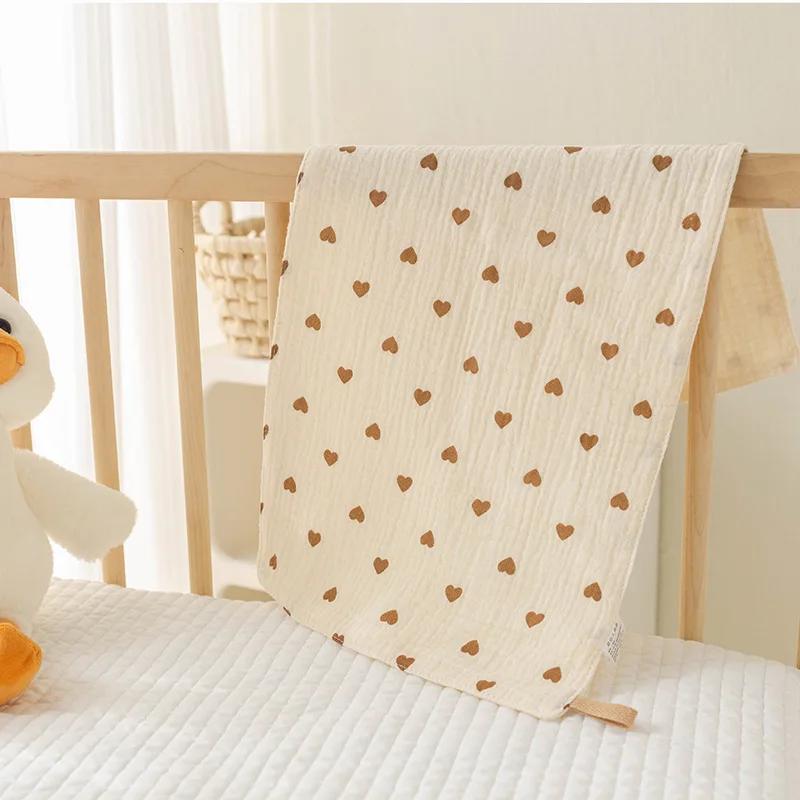 Bavlněná mušelínová dětská osuška na obličej Dlouhá bryndáček pro novorozence Ručníky do školky Kojenecké bryndáčky na slintání Žínka Dětské potřeby