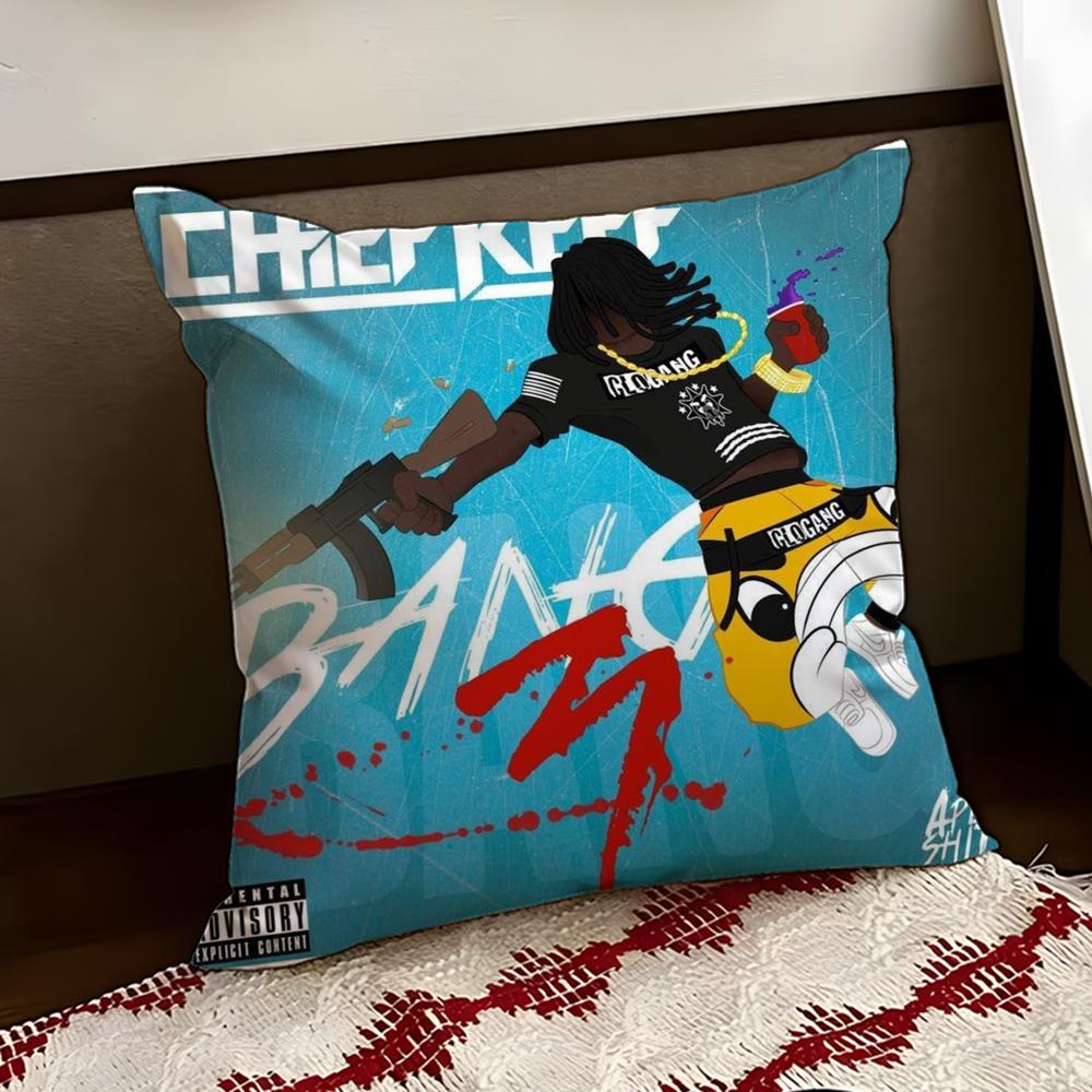 Rapper CChief KKeef Cushion Cover Reversible Soft Durable Pillow Cover Home Car MultiScene Use for Daily Comfort