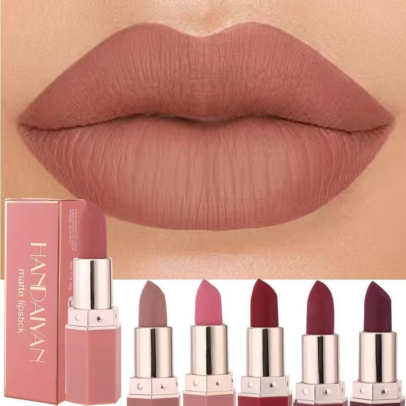 Labiales mate de terciopelo nude de 6 colores, resistentes al agua, de larga duración, hidratantes, no se decoloran, antiadherentes, brillo labial, maquillaje para mujer.