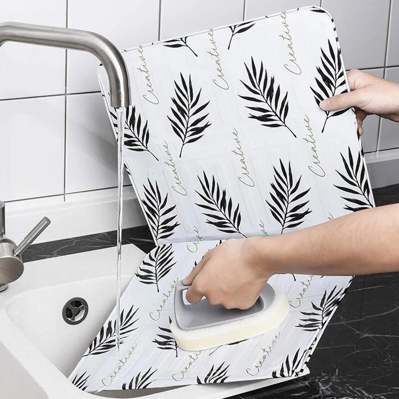 1 Satz Küchenschutz Herd Öl Spritzschutz Flache Koch- Bratpfannen Siebabdeckung Gasentfernung Rostwerkzeuge