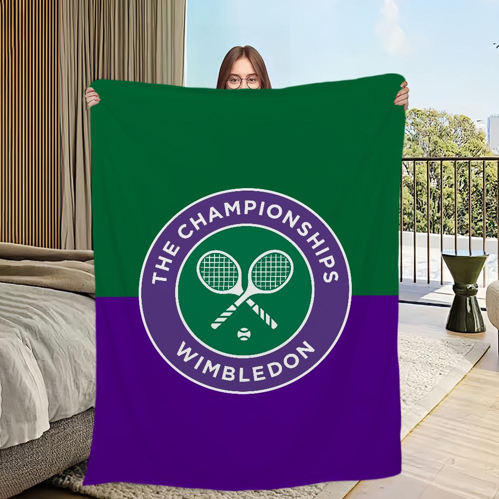 Arte sportiva fresca W-WimbledonS C-Campionati Calda coperta in flanella morbido peluche per divano soggiorno camera da letto regalo da viaggio
