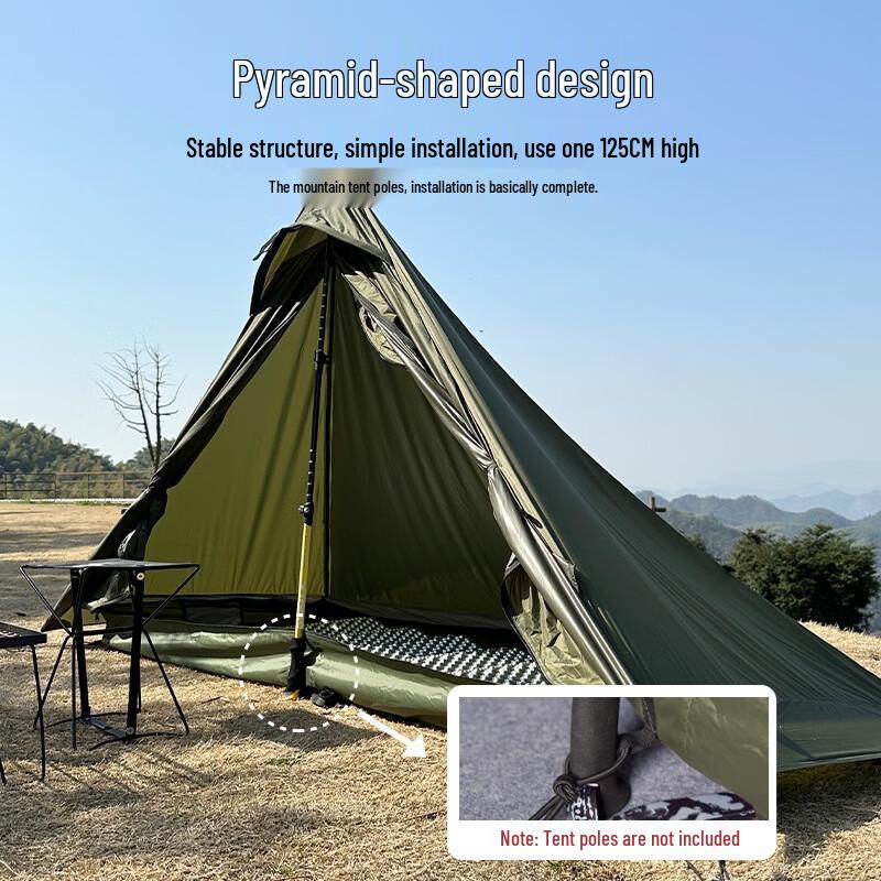 NuFeng Ultralight Pyramid Camping Tent