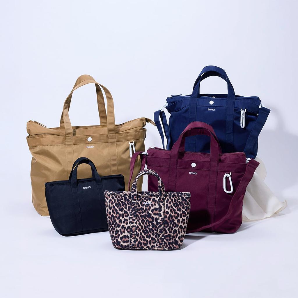 CHILLGO Nylon-Tragetasche mit Kühlfunktion [Breath TOPKAPI] Tasche, Groß, Wasserabweisend (beige)