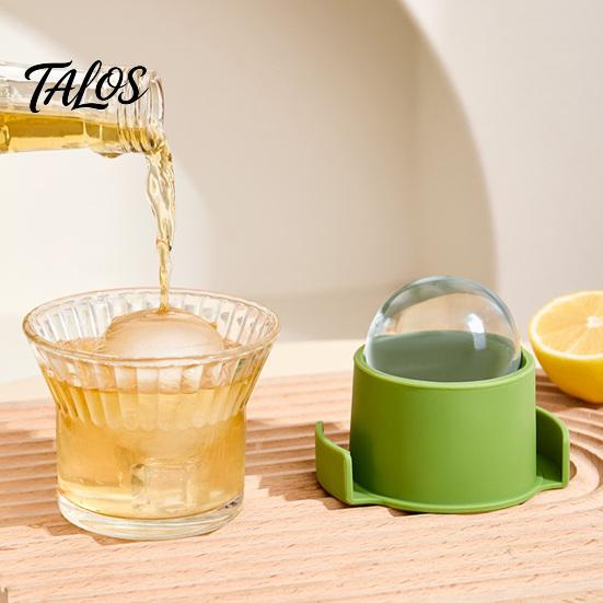 Silikon-Eiswürfelform Kugelbereiter Tasse, Leicht zu lösende Gefrierkugelform, Kühlschrank Lebensmittelqualität für Whiskey Cocktail Getränke Zubereitung für Küchenbecher