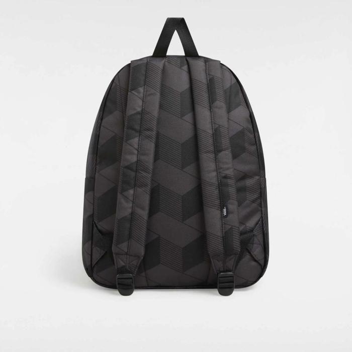 Sac À Dos - VANS - OLD SKOOL - Design Géométrique Noir - Confort Optimal - Durable