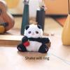 Adorable Panda Plush Keychain Toy With Cute Sounds Perfect For Backpacks And Accessories
