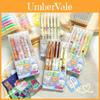 Adorável Conjunto de Canetas Gel Press-On Ins de 0,5mm, 6 Peças, Ideal Para Estudantes em Desenhos Fofos de Cartoon