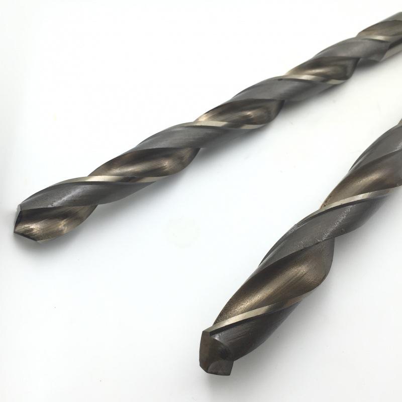 M35 Cobalt Extended Twist Drill for Deep Holes In Stainless Steel, Special Long Flute, Sizes 31-32-34-35, Lengths 450-600.