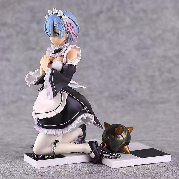 [USED] Re:Zero Rem Kneeling Figure 1/9 Scale Overseas Figure