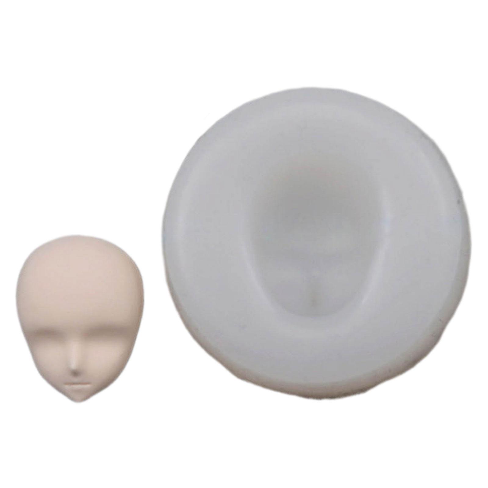 

Силиконовая форма для головы человека, помадка для лица, форма для головы куклы, глиняные смоляные формы для изготовления помадки для торта, кекса 6