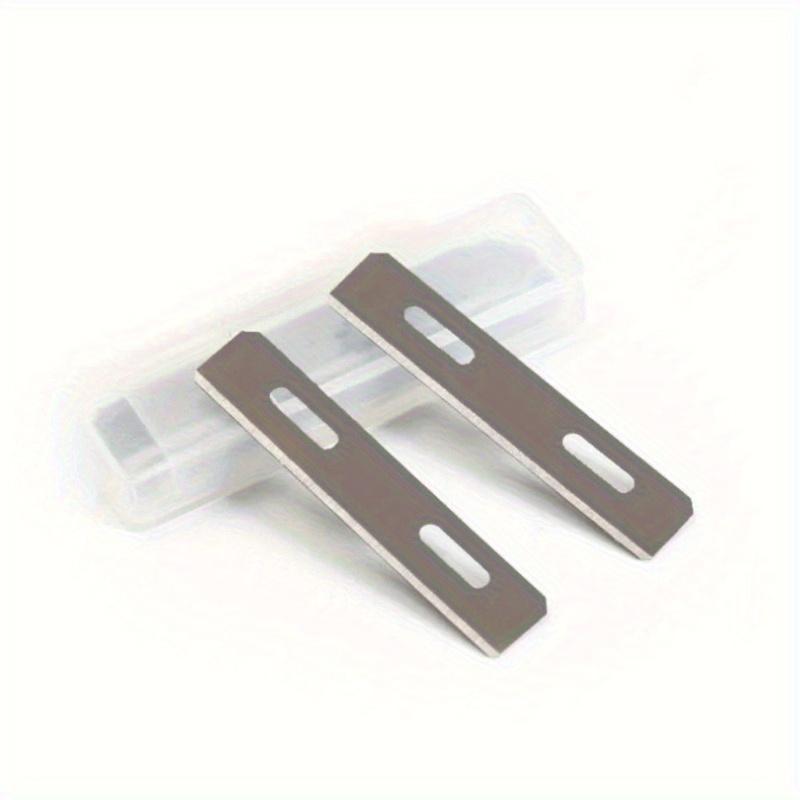 

10 шт./коробка Сменные лезвия из нержавеющей стали для DIY кожаного ремесла Скивер Безопасный инструмент для плетения шнурков 10Pcs