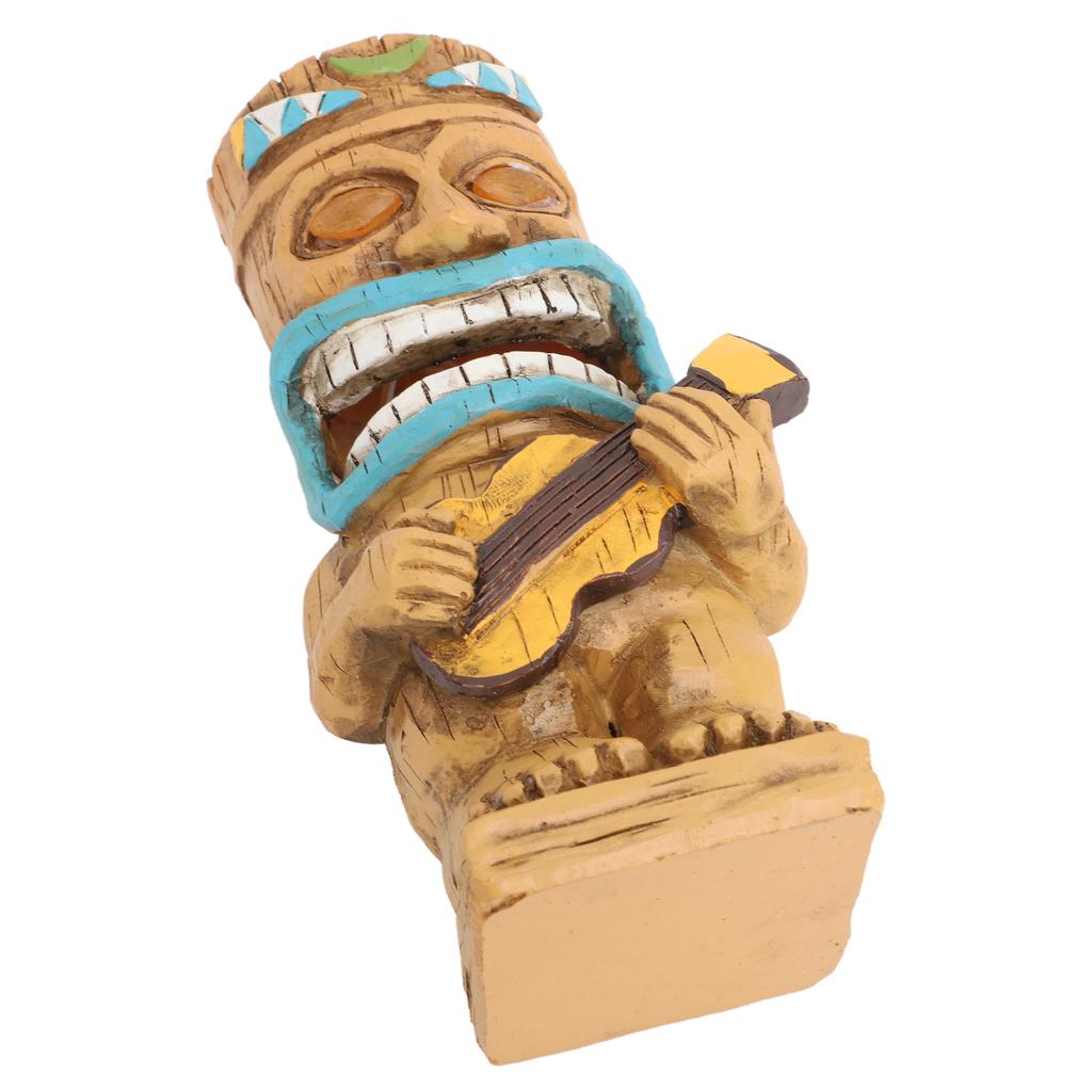Totem Statues Solar Light Resin Garden Solar Light Ornament For Outdoor Home Lawn Yard