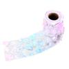 Flowers Tulle Rolls 8cm 10yd Exquisite Bright Beautiful DIY Flexible Wide Application Tulle Roll Spool FabricGradient