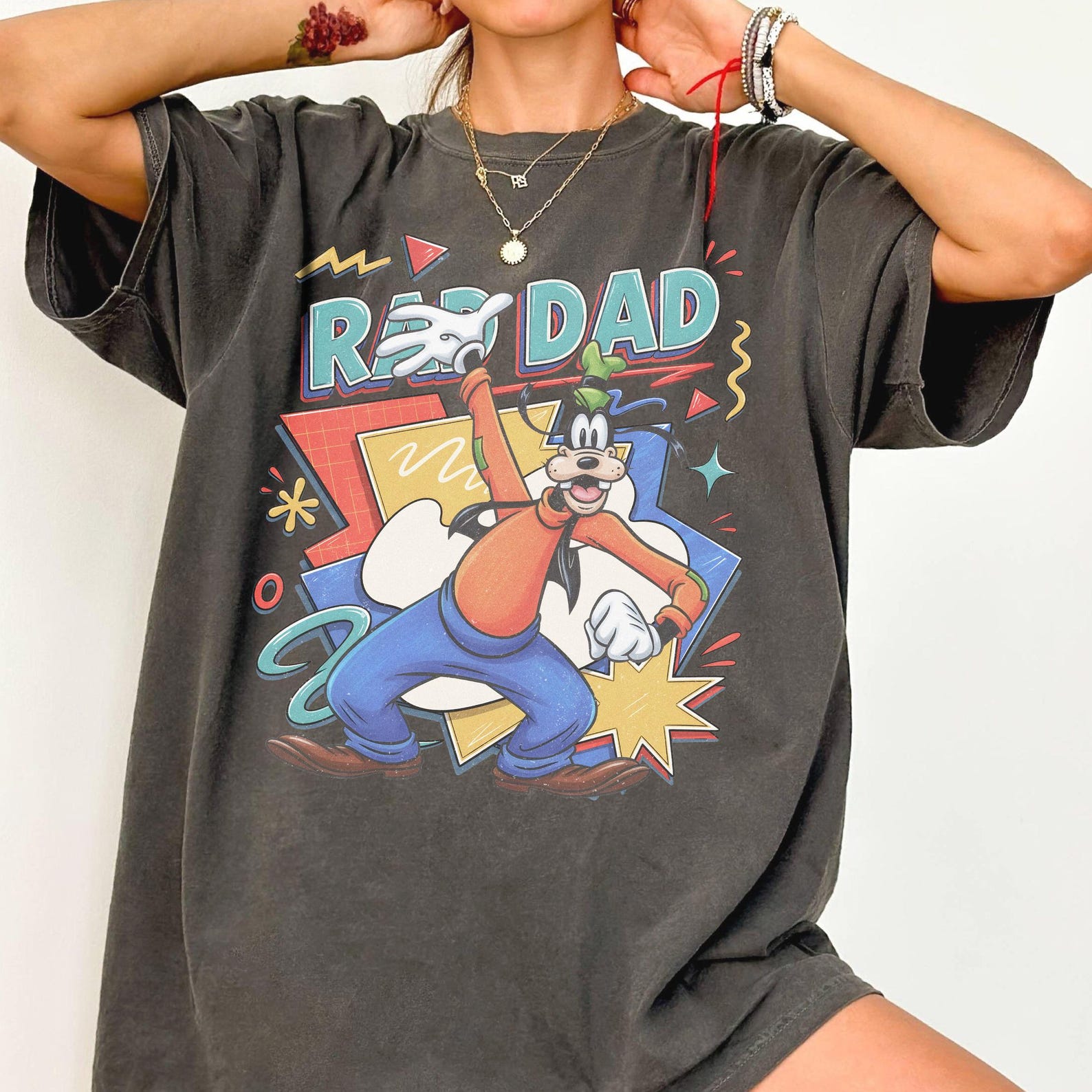 Goofy And Max Shirt, Rad Dad Disney Tee, Dad Son Matching Fathers Day Top XL