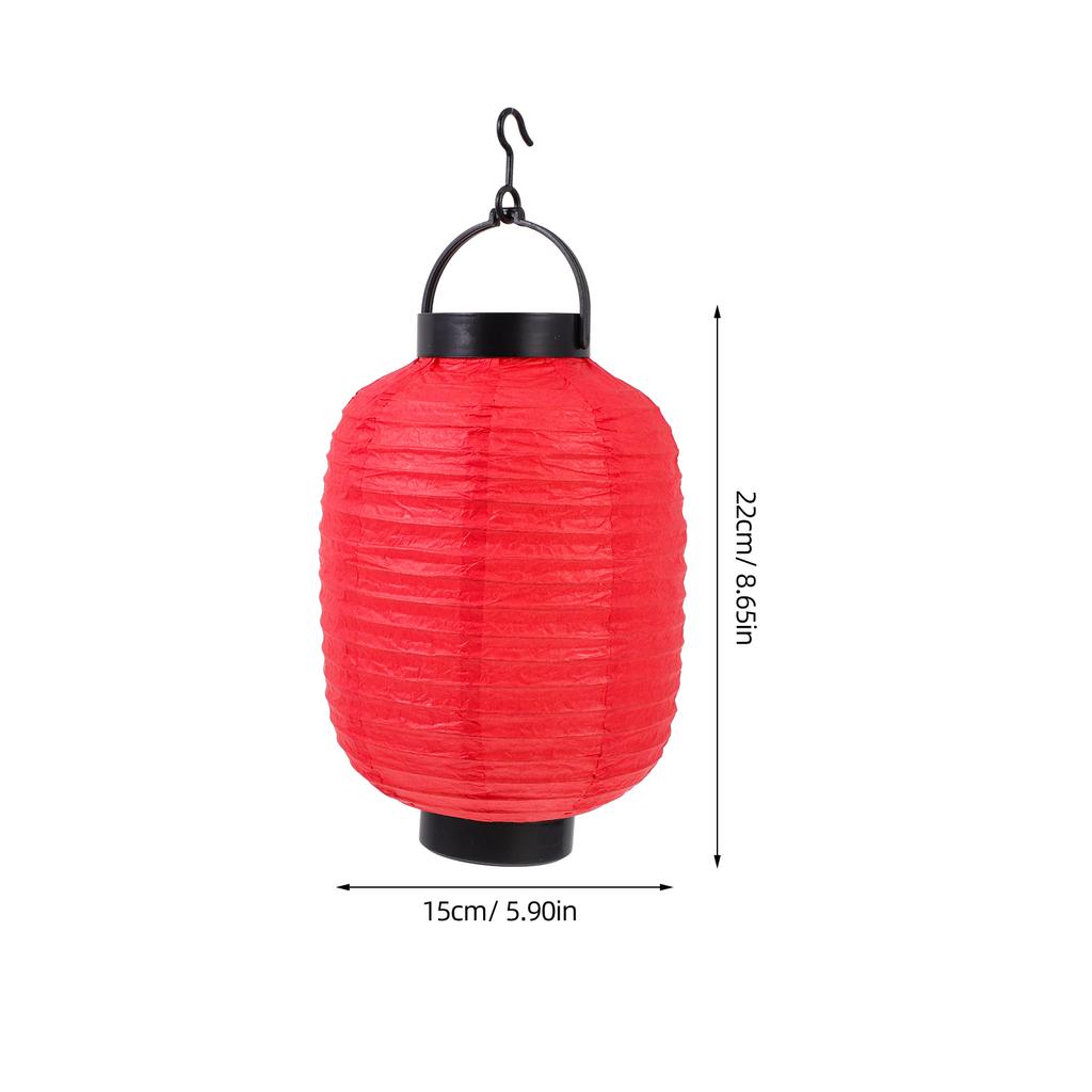 1Pc Japanese Folding Lantern with Light Design for Home Restaurant Decor for DIY Painting Hanging Origami Lantern (no )