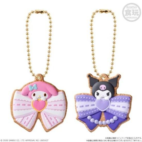 SANRIO CHARACTERS Cookie Charm Cot 2 14 Pieces Box (Gummy)