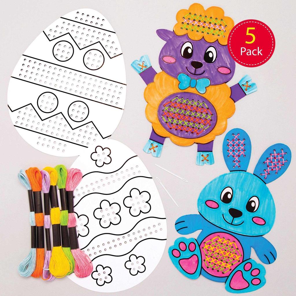 Baker Ross- Kits de caretas de personajes del circo para colorear (Pack