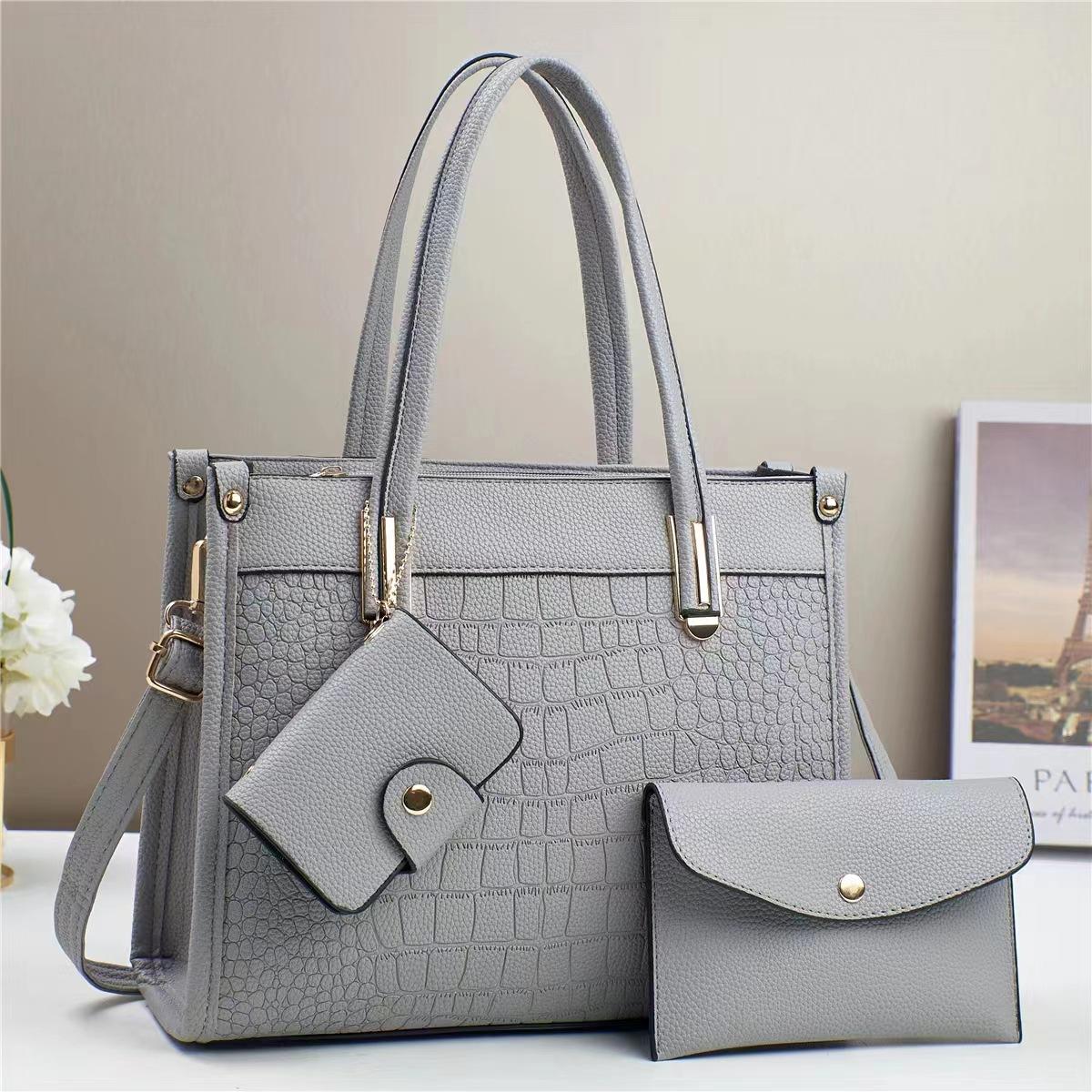 

New Design Stone Grain Bag Temperament Handbag with Mother Bag Big Capacity Single Shoulder Casual Crossbody Bag .