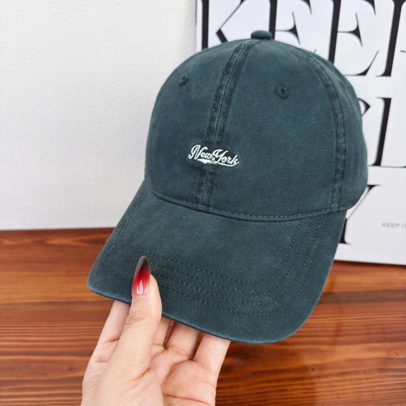 New soft top letter embroidery versatile baseball cap children spring and summer outdoor shading show face small cap men